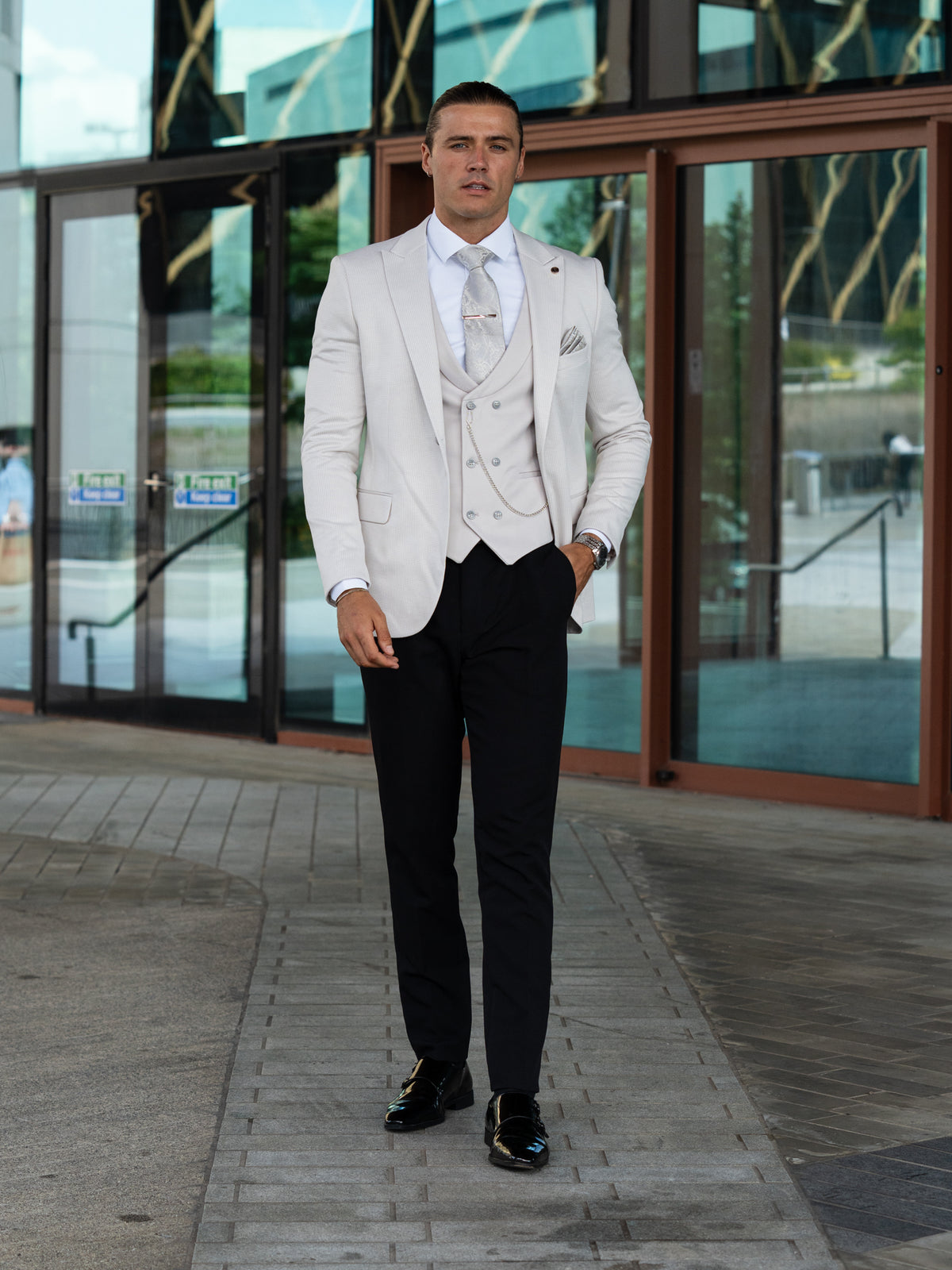 Odinson - Grey 3 Piece Suit