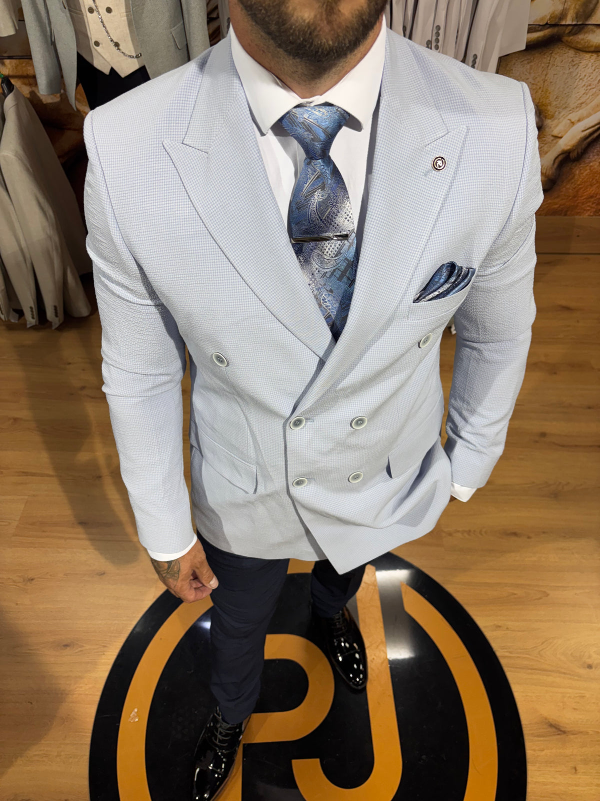 Valverde - Blue 2 Piece Suit