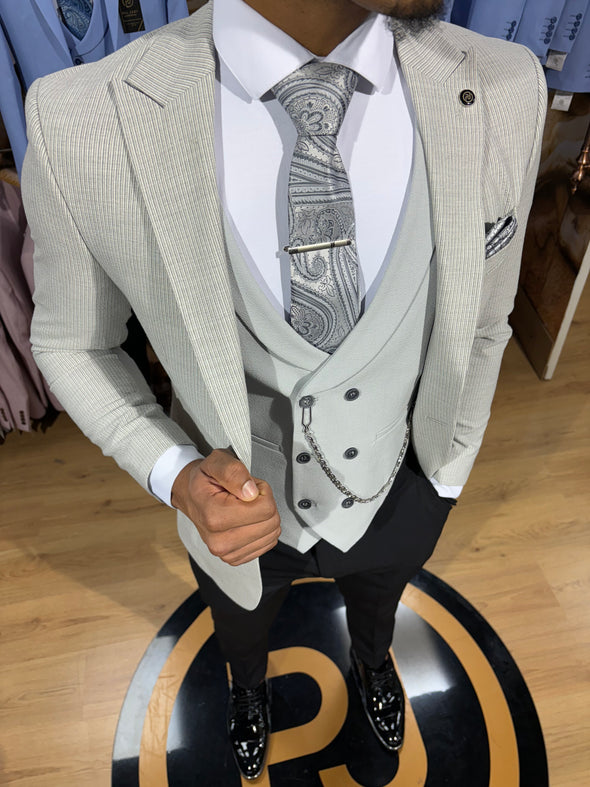 Rodri - Light Grey 3 Piece Suit