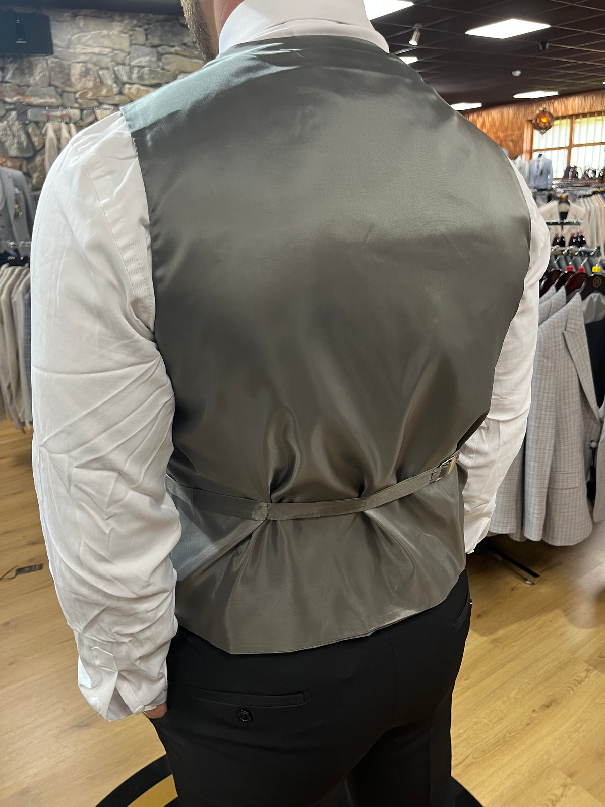 Waistcoat - 0018 Grey/Blue