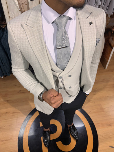 De Muro - Concrete Grey 3 Piece Suit