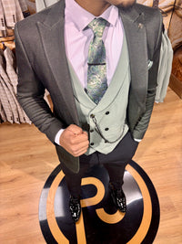 Vegas - Dark Green 3 Piece Suit