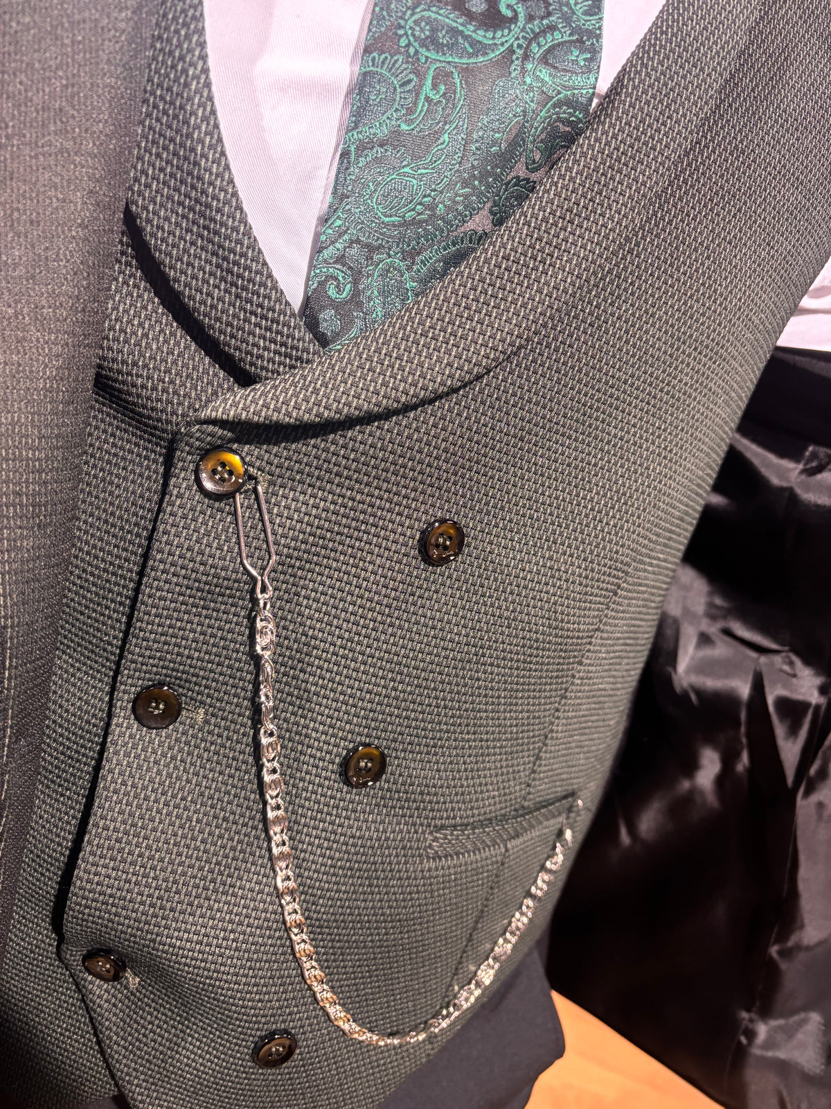 Hartley - Dark Green 3 Piece Suit