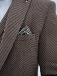 Lohan - Brown 3 Piece Suit