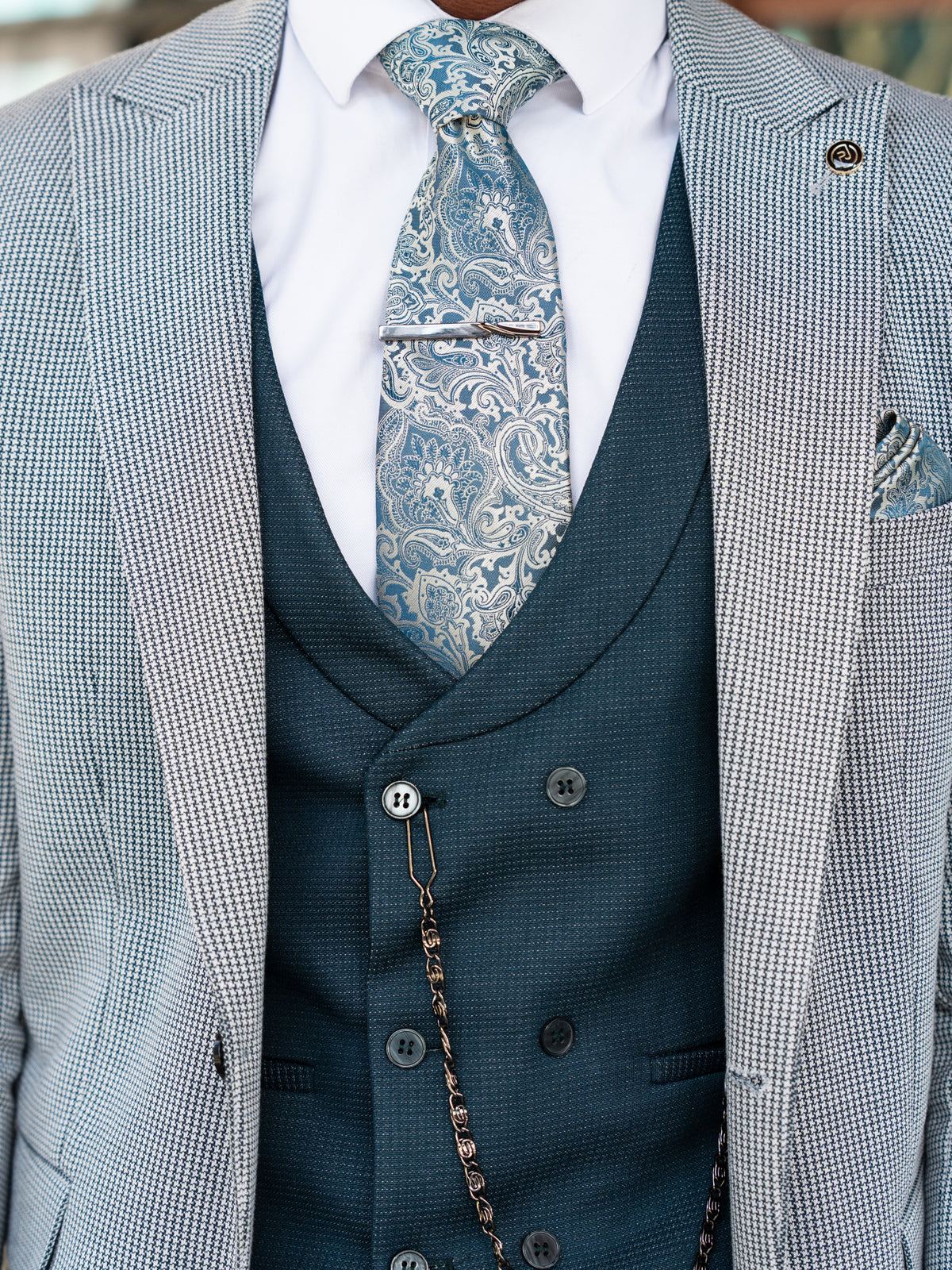 Caldwell - Emerald Green 3 Piece Suit