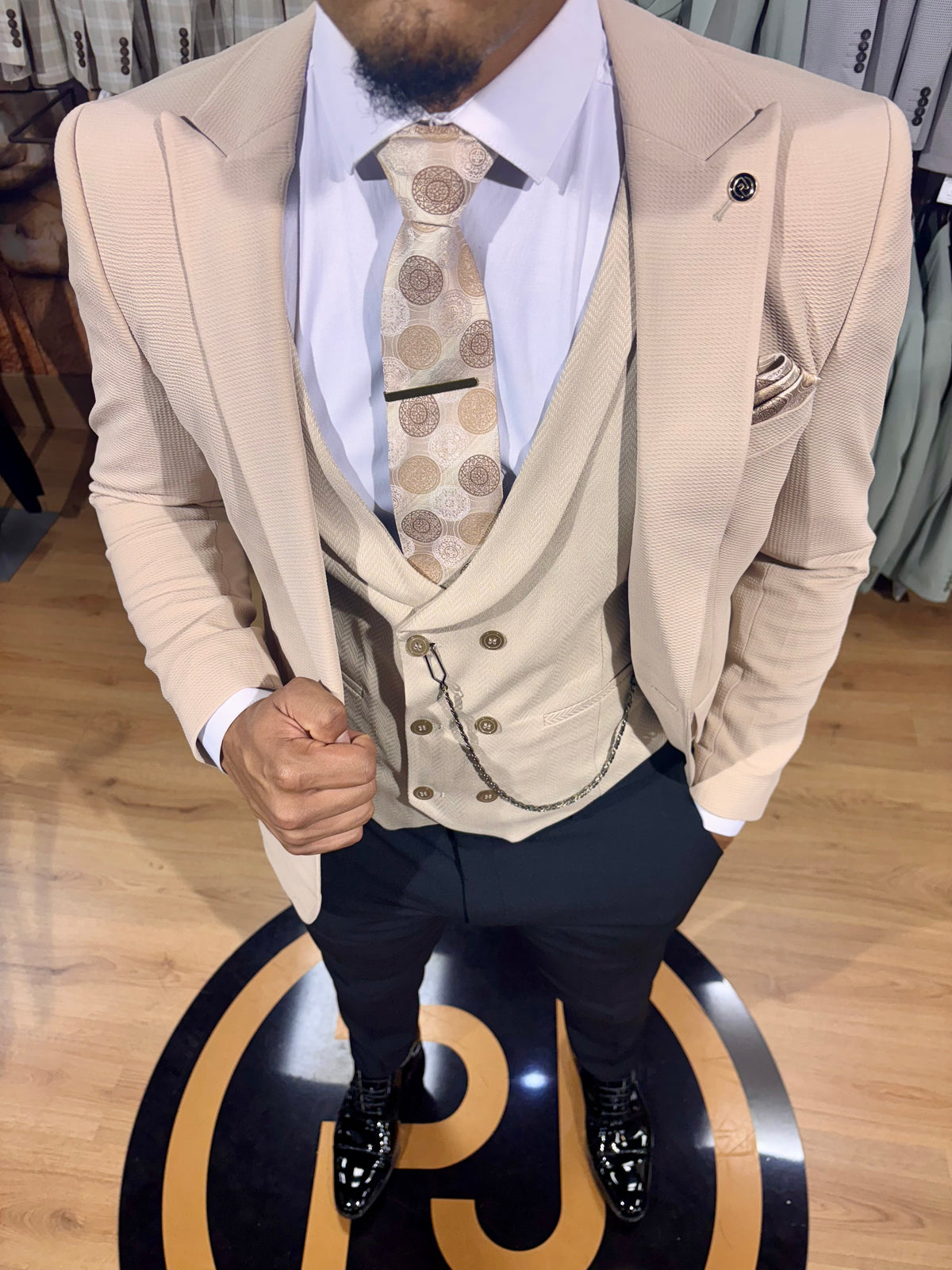 Sahara - Sand 3 Piece Suit