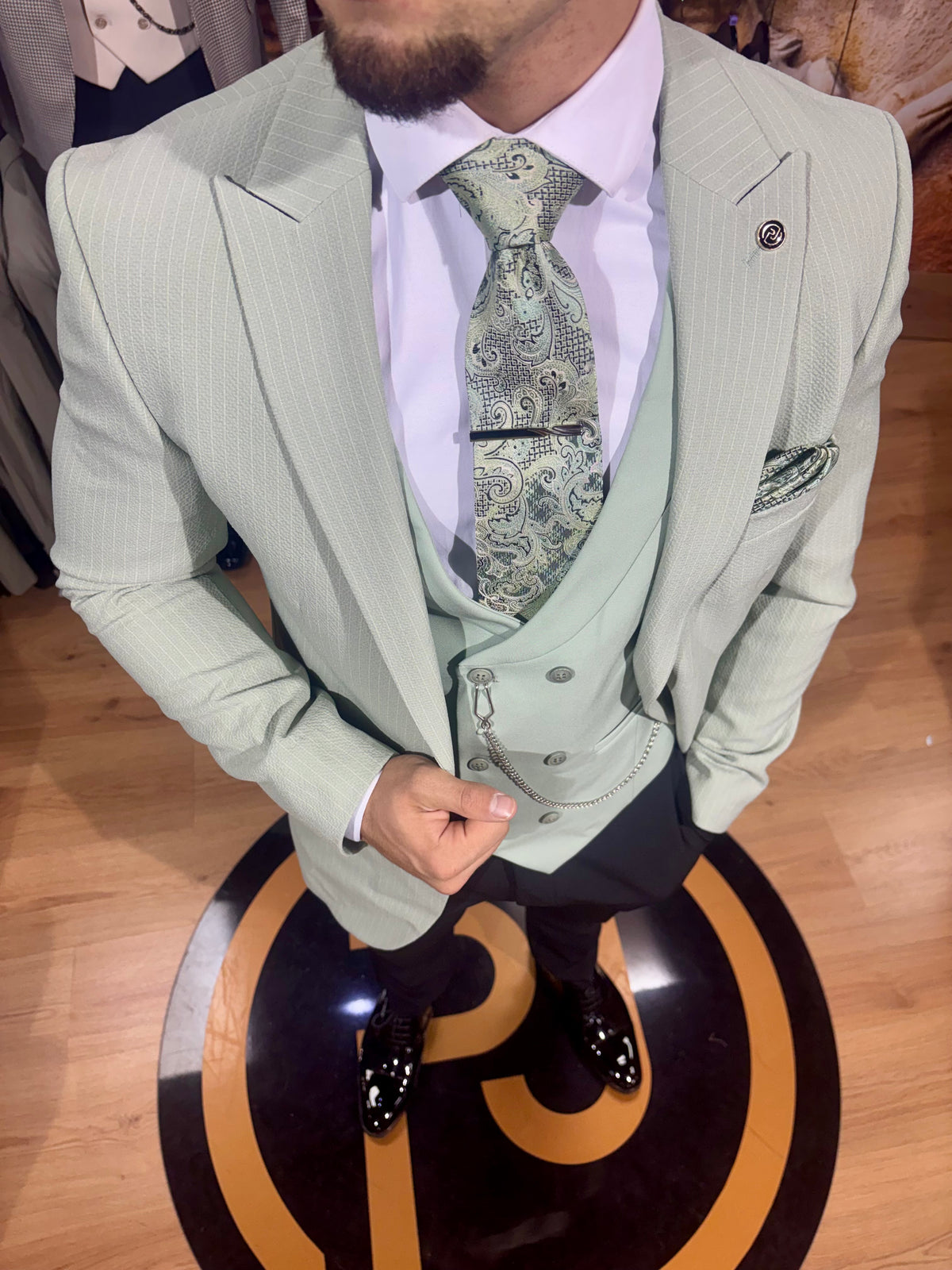 Nova - Mint Green 3 Piece Suit