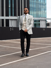Xander - Green/Cream 3 Piece Suit