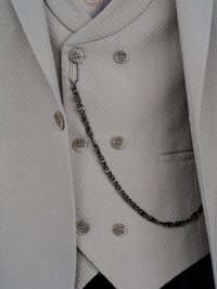 Cassidy - Beige 3 Piece Suit