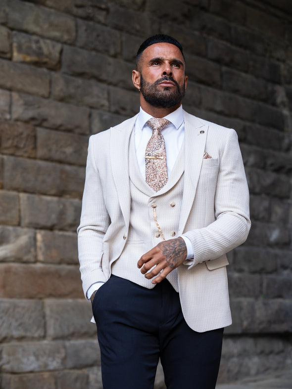 Winfield - Light Beige 3 Piece Suit