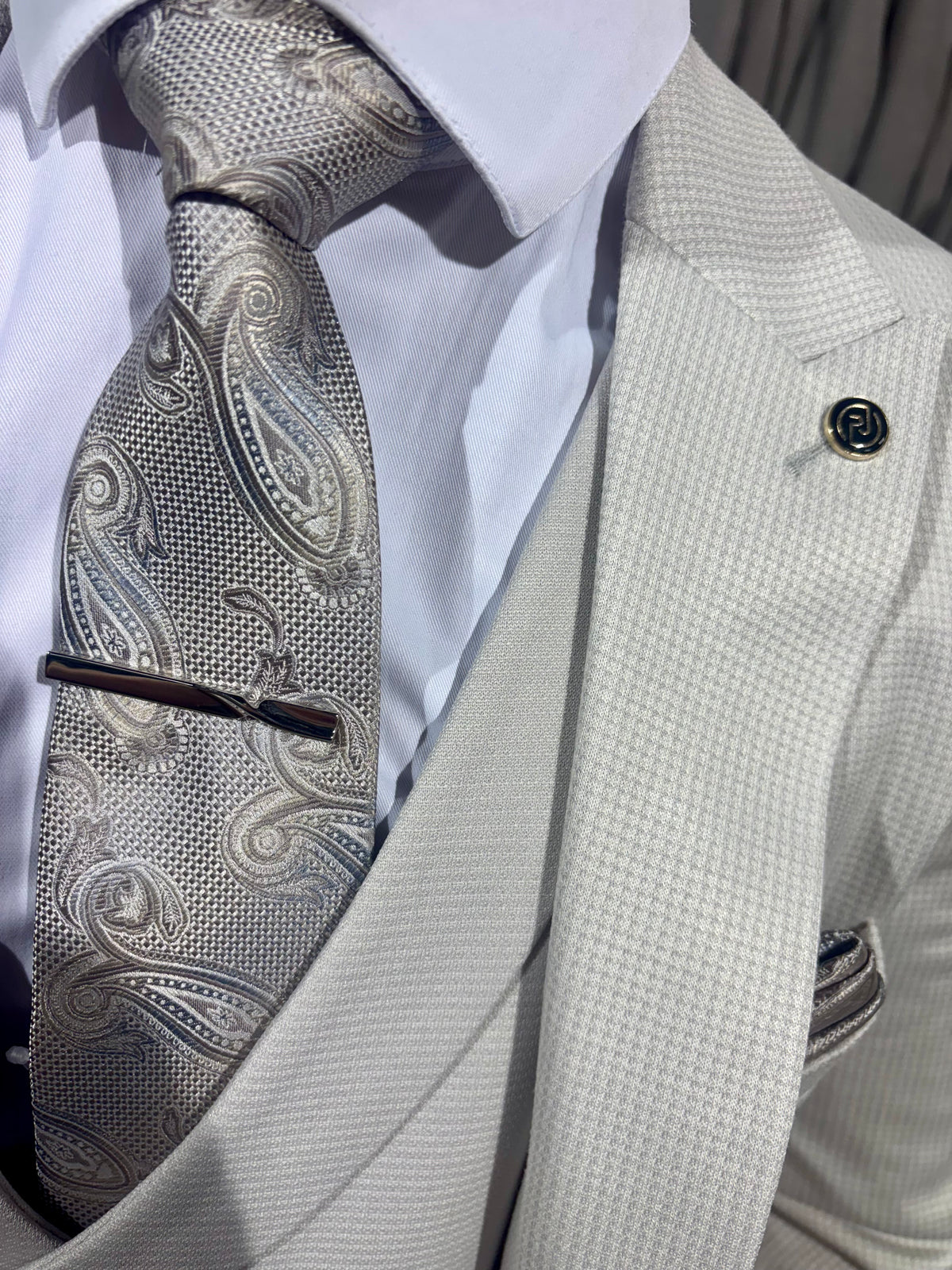 Odinson - Grey 3 Piece Suit