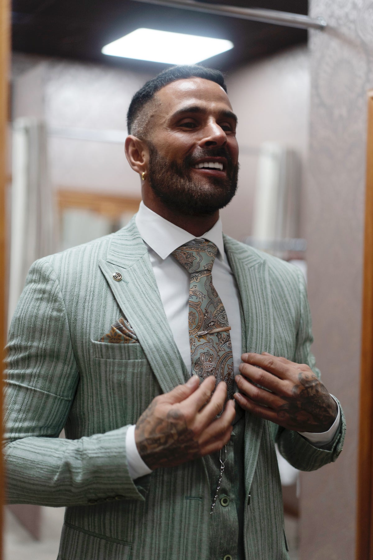 Riverside - Cool Mint 3 Piece Suit