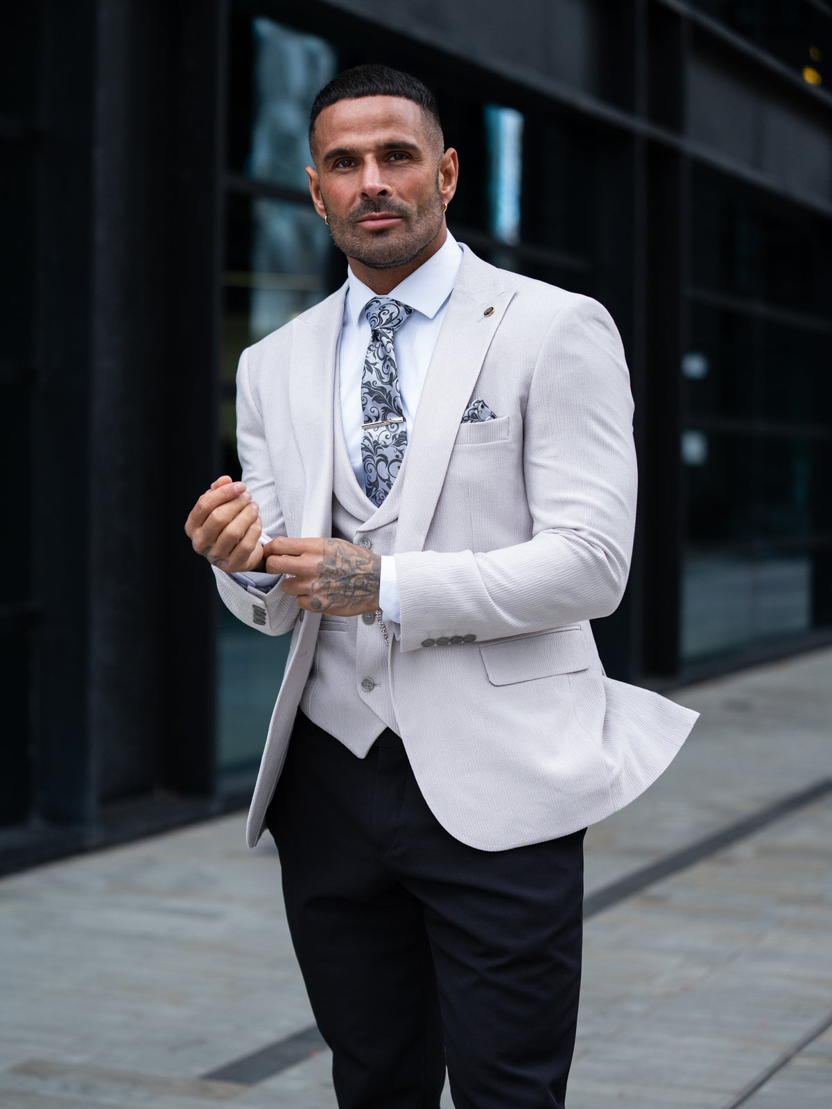 Hawthorne - Light Grey 3 Piece Suit