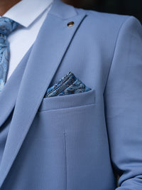 Hayden - Light Blue 3 Piece Suit