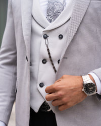 Parish - Grey 3 Piece Suit