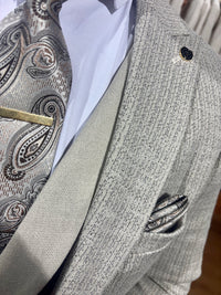 Castillo - Light Stone 3 Piece Suit