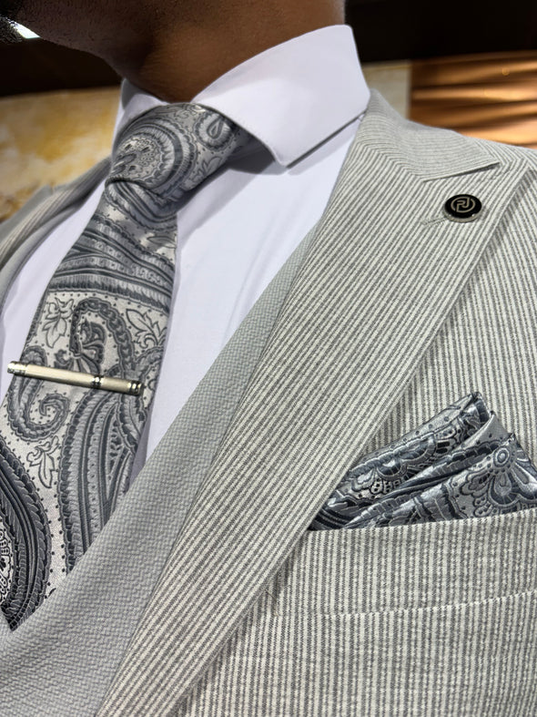 Rodri - Light Grey 3 Piece Suit