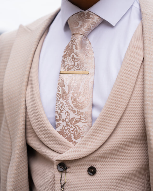 Volkov - Light Beige 3 Piece Suit