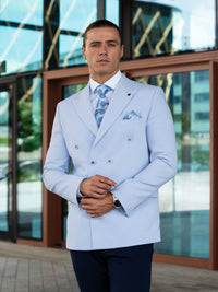 Kent - Baby Blue 2 Piece Suit
