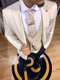 Jaxon - Light Beige/Beige 3 Piece Suit