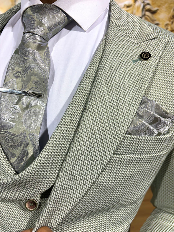 Nucci - Green 3 Piece Suit