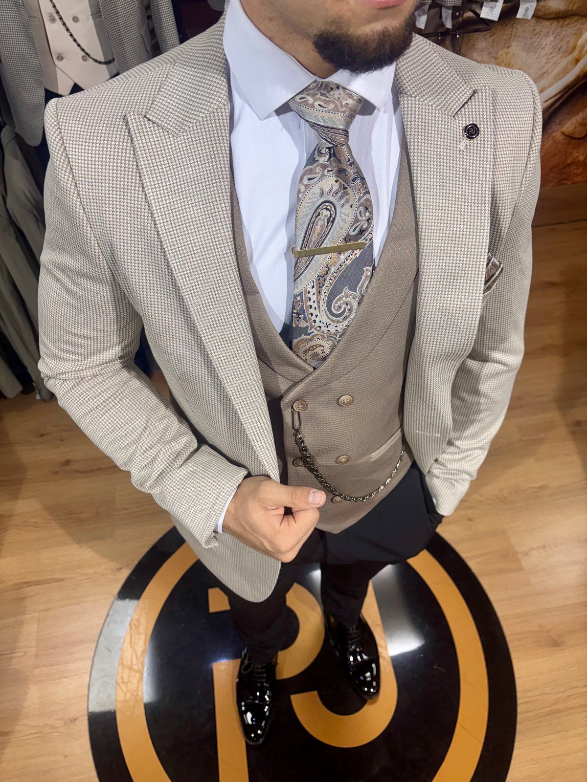Romanoff - Brown 3 Piece Suit