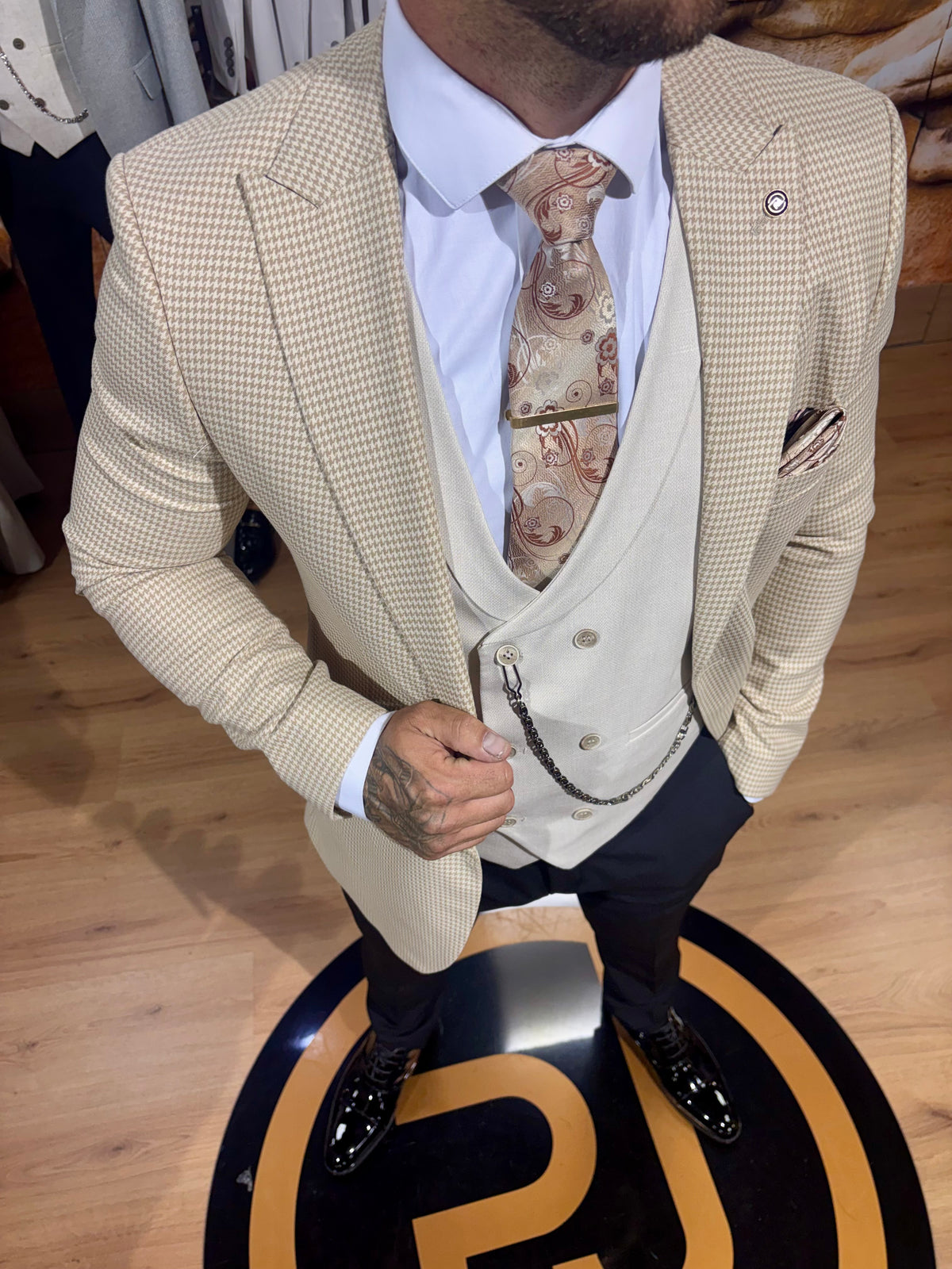 Yamal - Sand 3 Piece Suit
