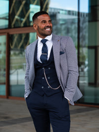 Tobias - Navy 3 Piece Suit