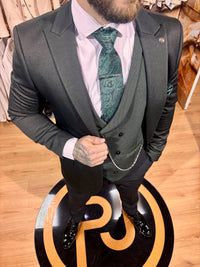 Hartley - Dark Green 3 Piece Suit