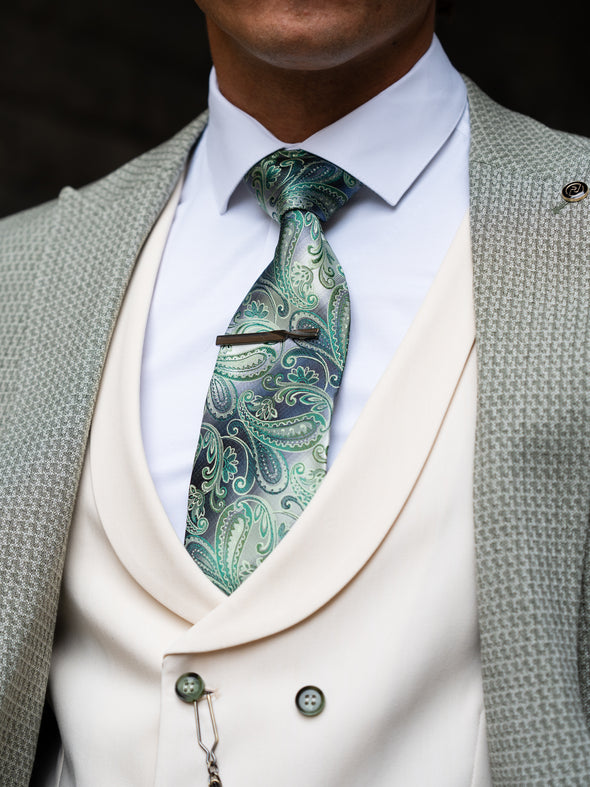 Dorado - Moss Green/Cream 3 Piece Suit