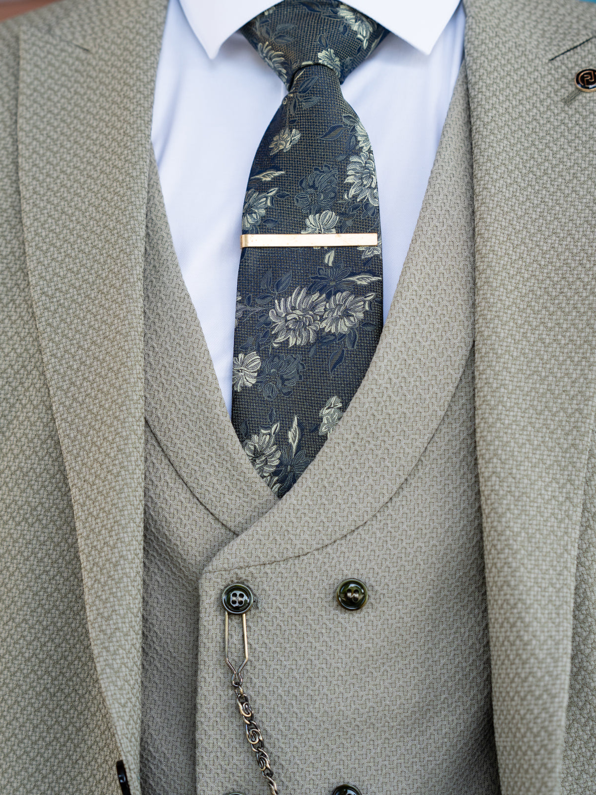 Osborne - Khaki 3 Piece Suit