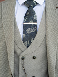 Osborne - Khaki 3 Piece Suit