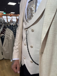Efron - Cream 3 Piece Suit