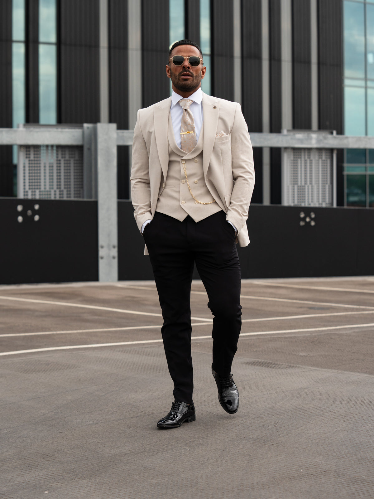 Heathcliff - Stone 3 Piece Suit