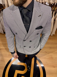 Kensington - Black/White 2 Piece Suit