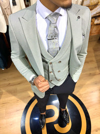 Nucci - Green 3 Piece Suit