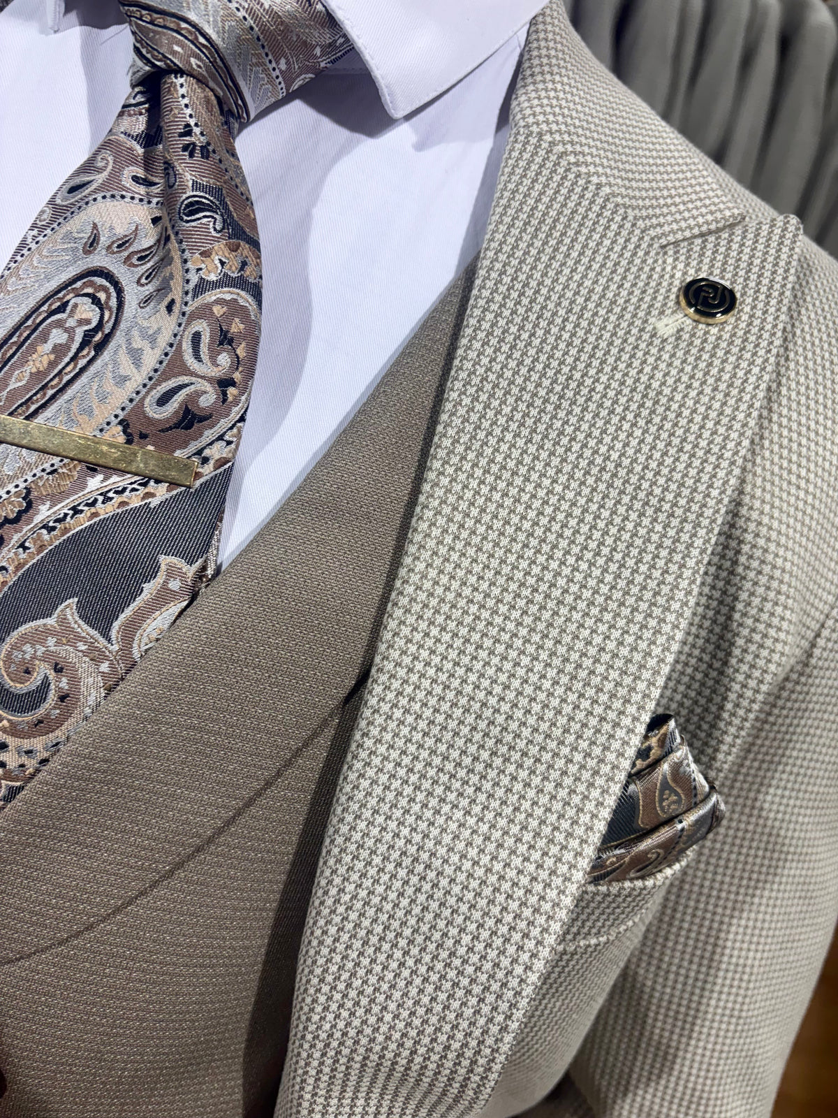 Romanoff - Brown 3 Piece Suit
