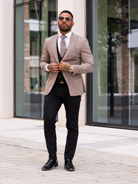 Armando - Brown/Black 3 Piece Suit