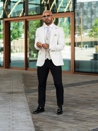 Herrington - Grey/Stone 3 Piece Suit