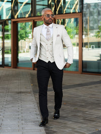 Herrington - Grey/Stone 3 Piece Suit