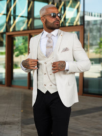 Herrington - Grey/Stone 3 Piece Suit