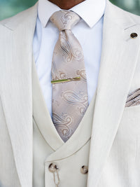 Herrington - Grey/Stone 3 Piece Suit