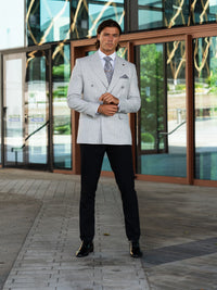 Pulisic - Grey/Black 2 Piece Suit
