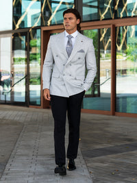 Pulisic - Grey/Black 2 Piece Suit