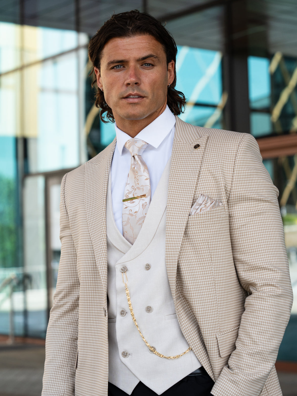 Yamal - Sand 3 Piece Suit