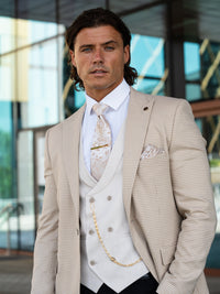 Yamal - Sand 3 Piece Suit