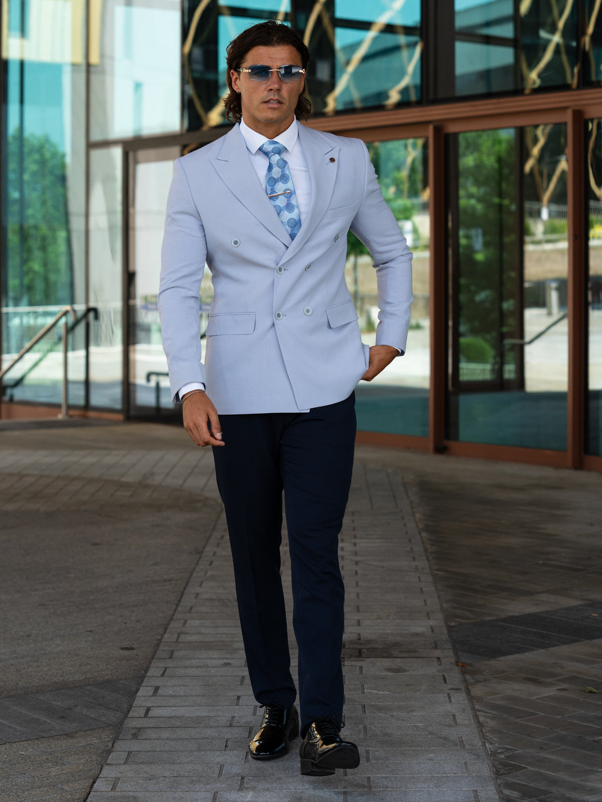 Valverde - Blue 2 Piece Suit