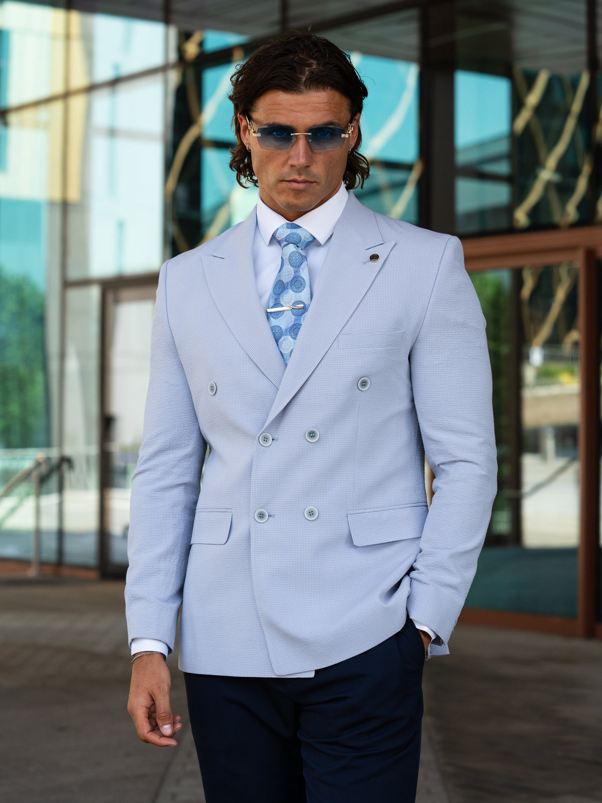 Valverde - Blue 2 Piece Suit