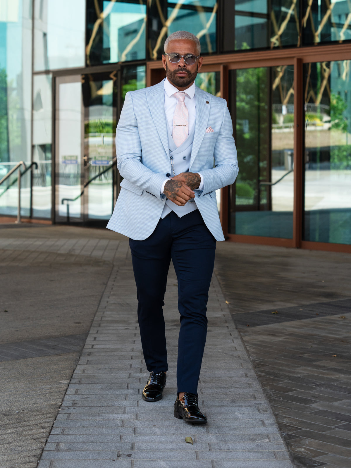Anderson - Sky Blue 3 Piece Suit