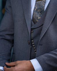 Broadway - Slate Blue/Beige 3 Piece Suit